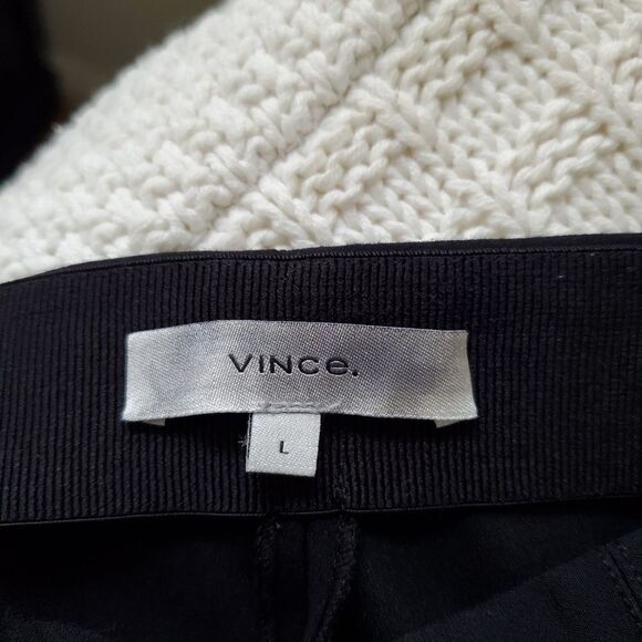 ✨ VINCE ✨ Stitch-front Seam Leggings - [Large, Black] - Picture 11 of 13